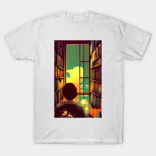 Reading Time by the Window Vintage | Go Outside T-Shirt